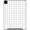 White Grid iPad Pro 12.9in (2020) Clear Case